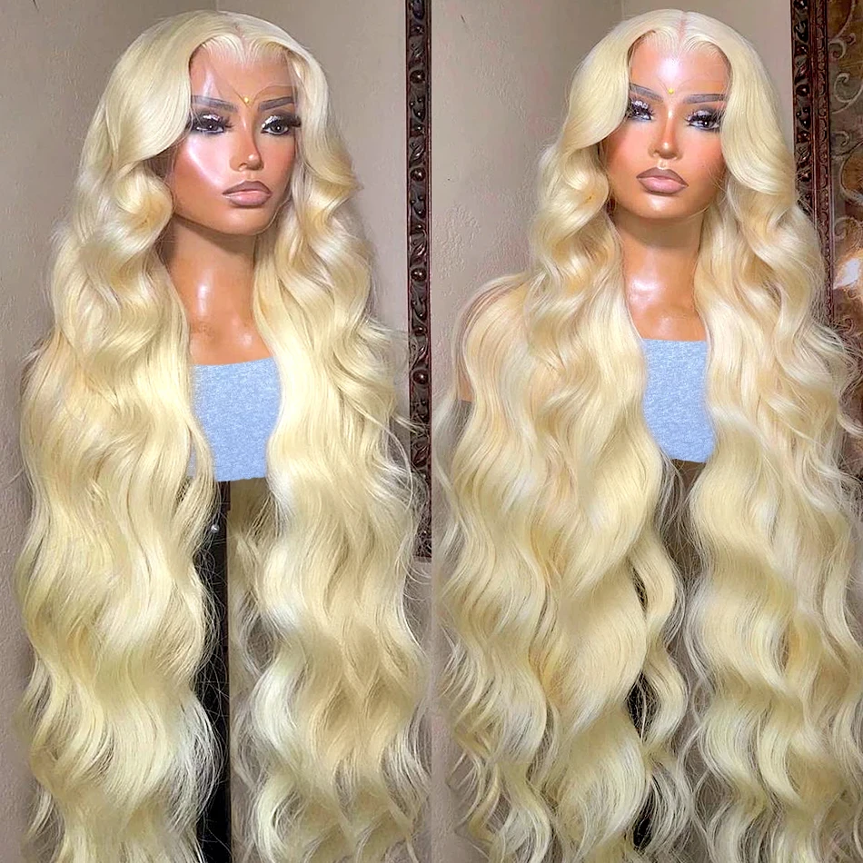 

613 Transparent HD Lace 13x4 Frontal Wig Body Wave Lace Front Human Hair Wig Brazilian Glueless Wigs For Women Colored Hair Wig