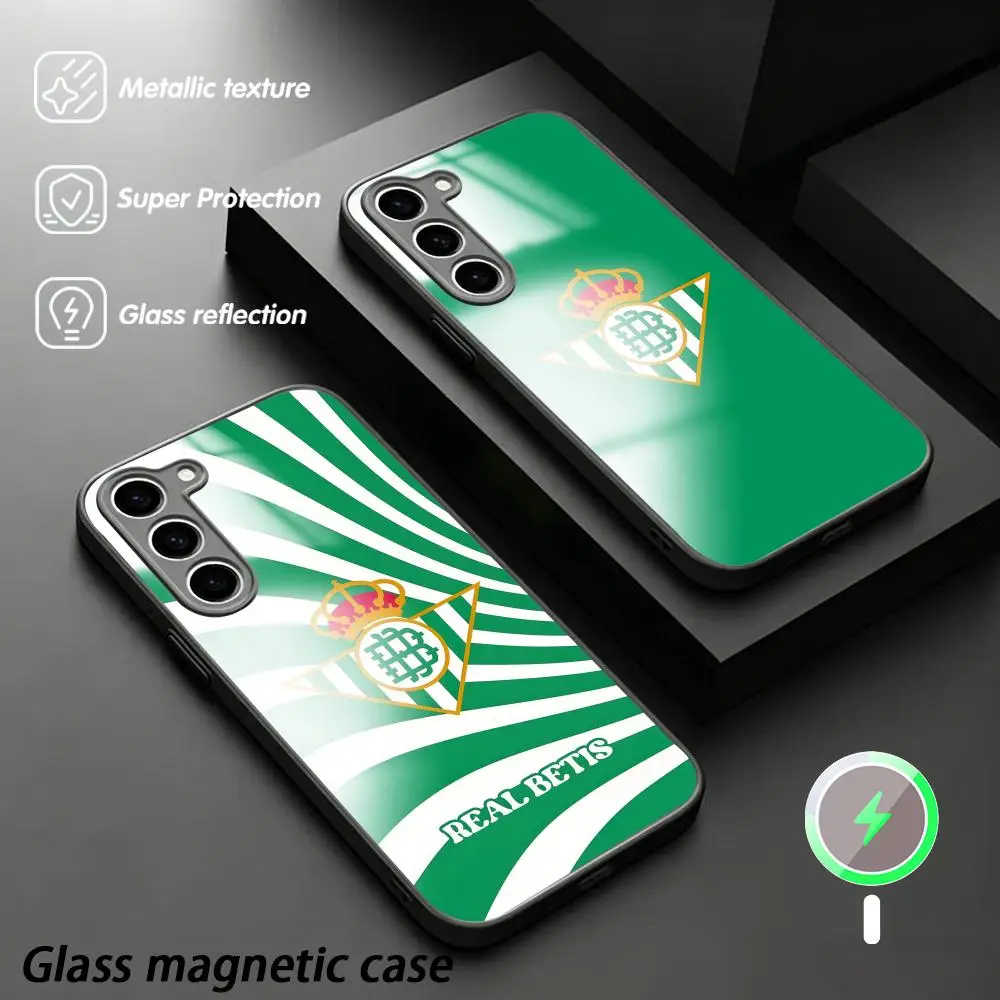 R-Real Luxury B-Betis-s club design Phone Case For Samsung S26 S25 S24 S23 S22 S21 Plus Ultra Fold A Glass Magnetic Case