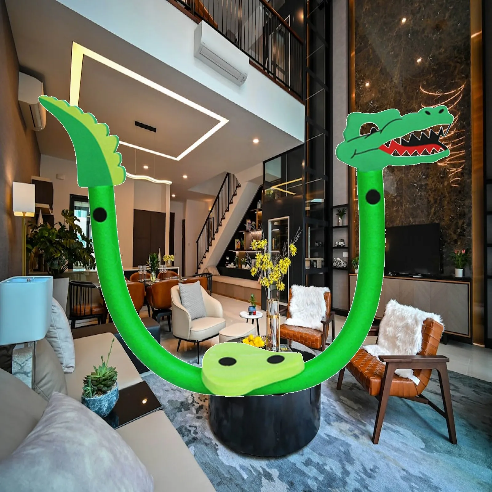 Kids Pool Noodle EVA Water Sports Float Toy Animal Swim Stick Summer Buoyancy Bar for Pool Games