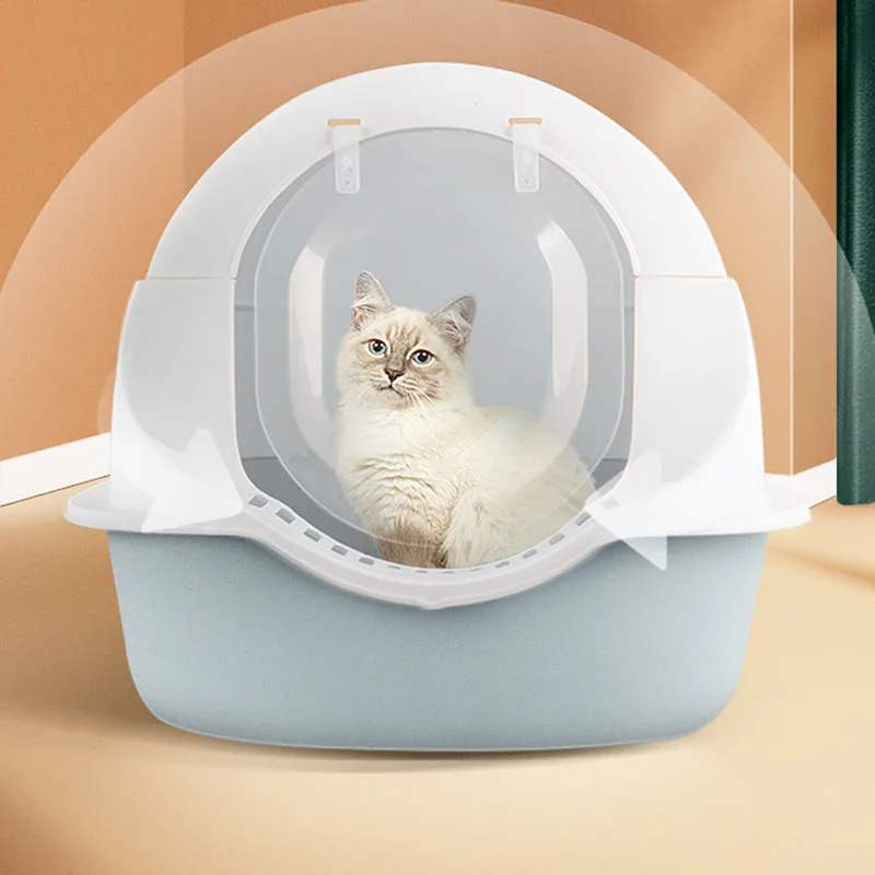 

Villa Closed Cat Litter Box Cage House Toy Scratcher Sandbox Sandbox Sandbox Cat Bedpans Stuff Lettiera Gatto Furniture Supplies