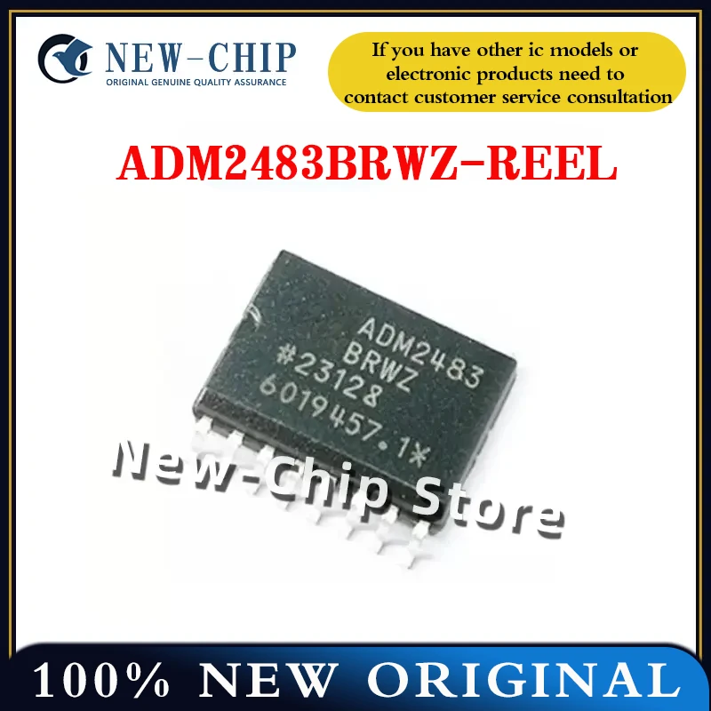 2PCS-100PCS/LOT ADM2483BRWZ-REEL ADM2483 SOP16 100% New Original ADM2483BRWZ