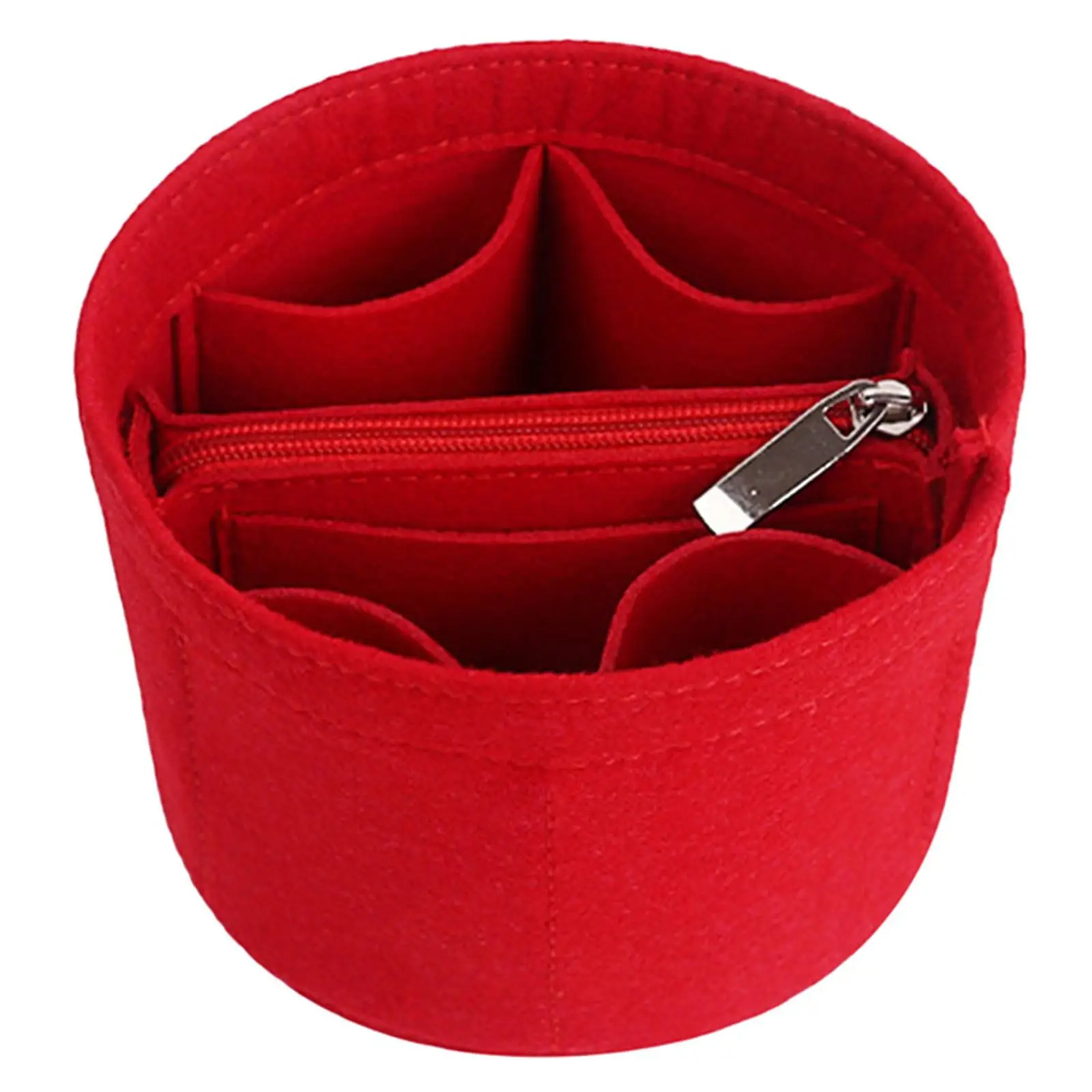 Purse Handbag Round with Compartments Storage Case Fashion Handbag Liner