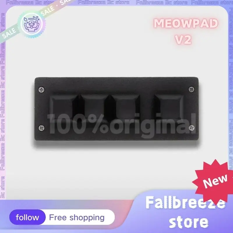 Meowpad V2 Keyboards 4keys Magnetic Switch Keyboard Mini Keyboards Rapid Trigger Gaming Keyboard audio games For OSU keyboard