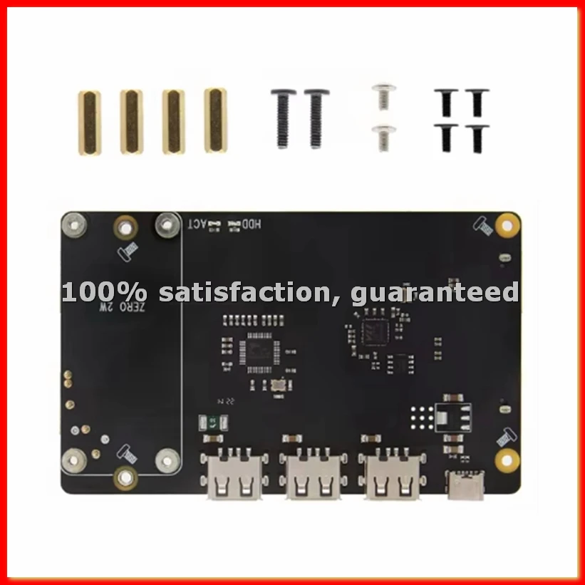 

Плата расширения хранилища NAS X301 2,5 дюйма SATA HDD/SSD с USB-хабом для Zero 2 W / Zero W-A25R