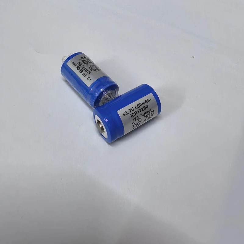 2Pcs/lot ICR17280 600mAH Lithium Battery 3.7v For Remote Control Power