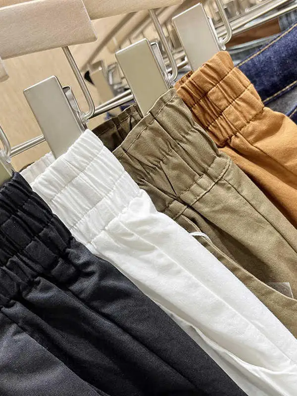 Bla فضفاض ألف خط ort السراويل النسائية الصيف ملابس خارجية عالية الخصر واسعة الساق عادية تنوعا السراويل الساخنة العصرية مخيط #4