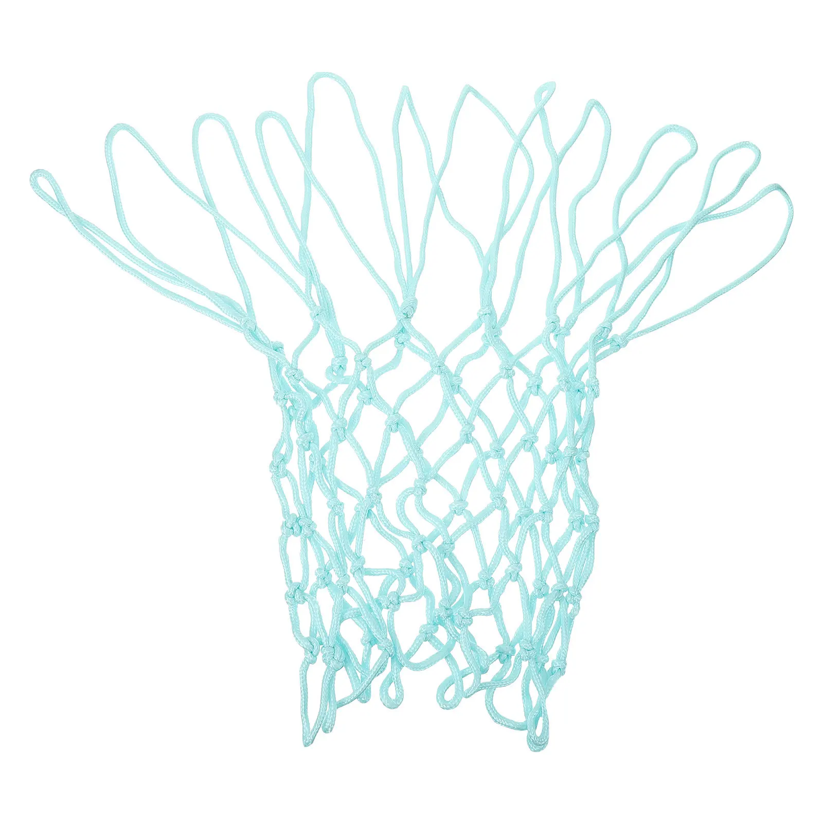 発光バスケットボールネット 高耐久性 ナイロン製 交換用バスケットボールフレームネット 屋外/屋内用 バスケットボールフープメッシュバッグ