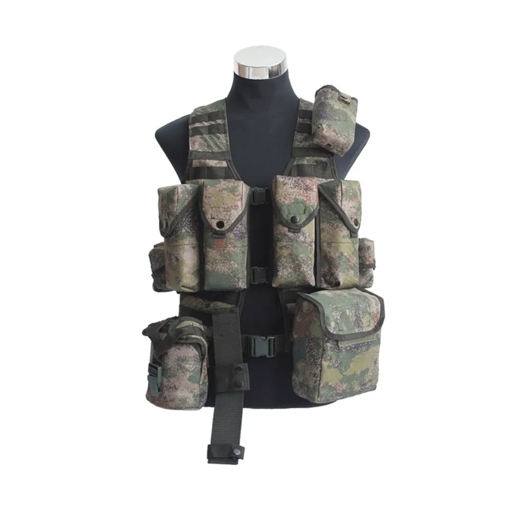 06 Style Woodland Star Camouflage Digital Carrying Device Training Equipment Accessories Outdoor Military Army War Hunting Gear