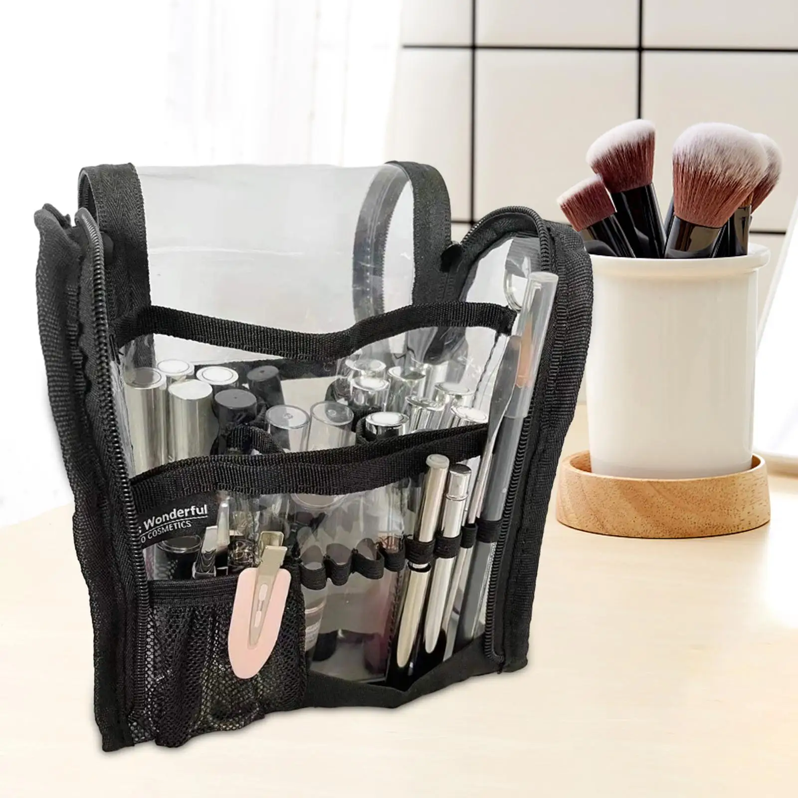 Portable Make Up Organizador Sacos, Maquiagem Artistas Saco para Camping