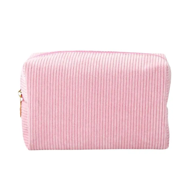 Reise-Toilettentasche, Damenbindenbeutel, Niedlicher Cord-Kosmetikbeutel, Kleine Make-up-Tasche für Frauen, Kabeltasche – Detail 6