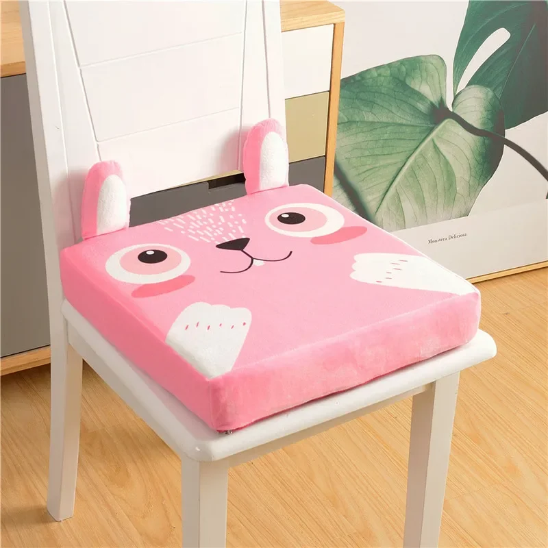 Baby Cartoon Dining Chair Booster Cushion Children Increased Chair Pad Adjustable Removable Chair Booster Cushion Car Mat