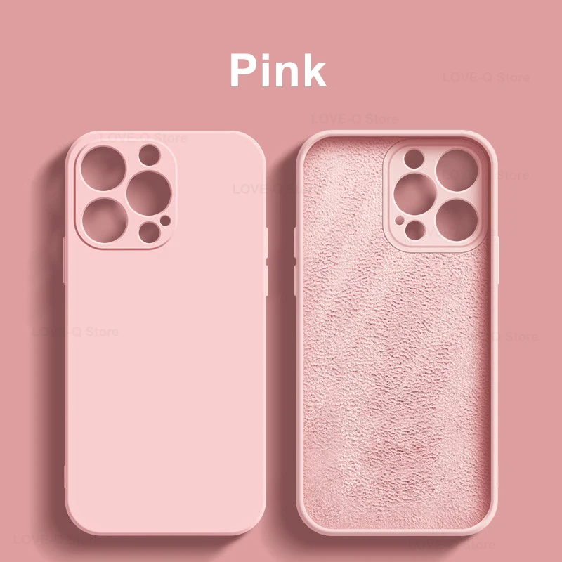Original Flüssigsilikon-Handyhülle für Apple iPhone 18, 17, 16, 15, 14, 13, 12, Pro, Plus, Pro Max Hüllen für iPhone Stoßfeste Schutzhülle