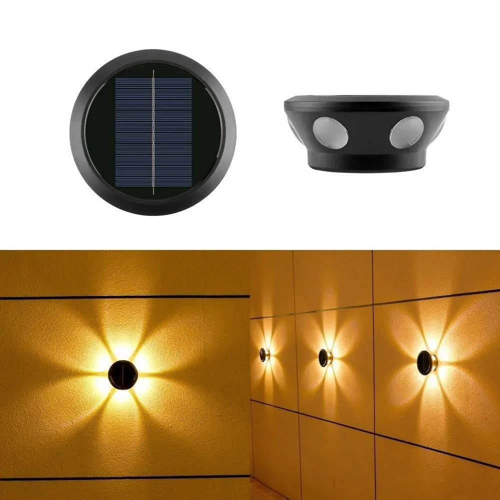 

Waterproof Solar Wall Lamp Solar Powered LED Light Outdoor Wall Light Smart Light Control Garden Fence Light Balcony