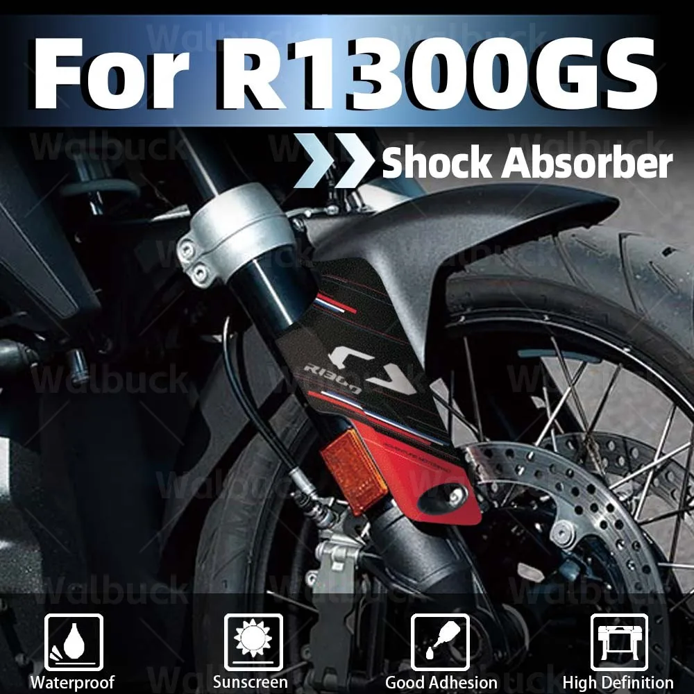 Für R1300GS R1300GS R1300GS r1300gs Frosted Motorrad Stoßdämpfer Aufkleber Kotflügel Vorne Zubehör Aufkleber Wasserdicht
