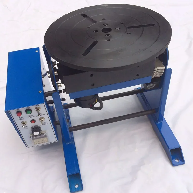 200 Chuck + 30kg Mini Welding Positioner Turntable 3 Jaw Lathe Chuck Welding Table semi-automatic welding