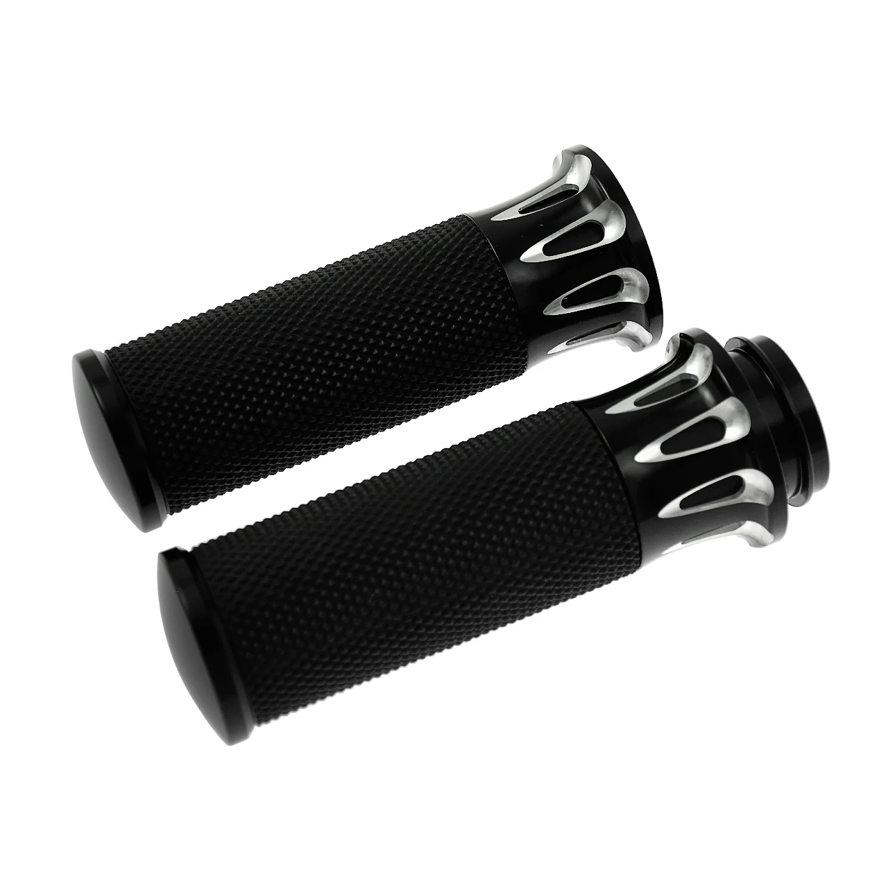 دراجة نارية 1 ''25 مللي متر مقود أسود قبضة اليد مناسبة ل هارلي للتجول ل سوفتيل لداينا CVO