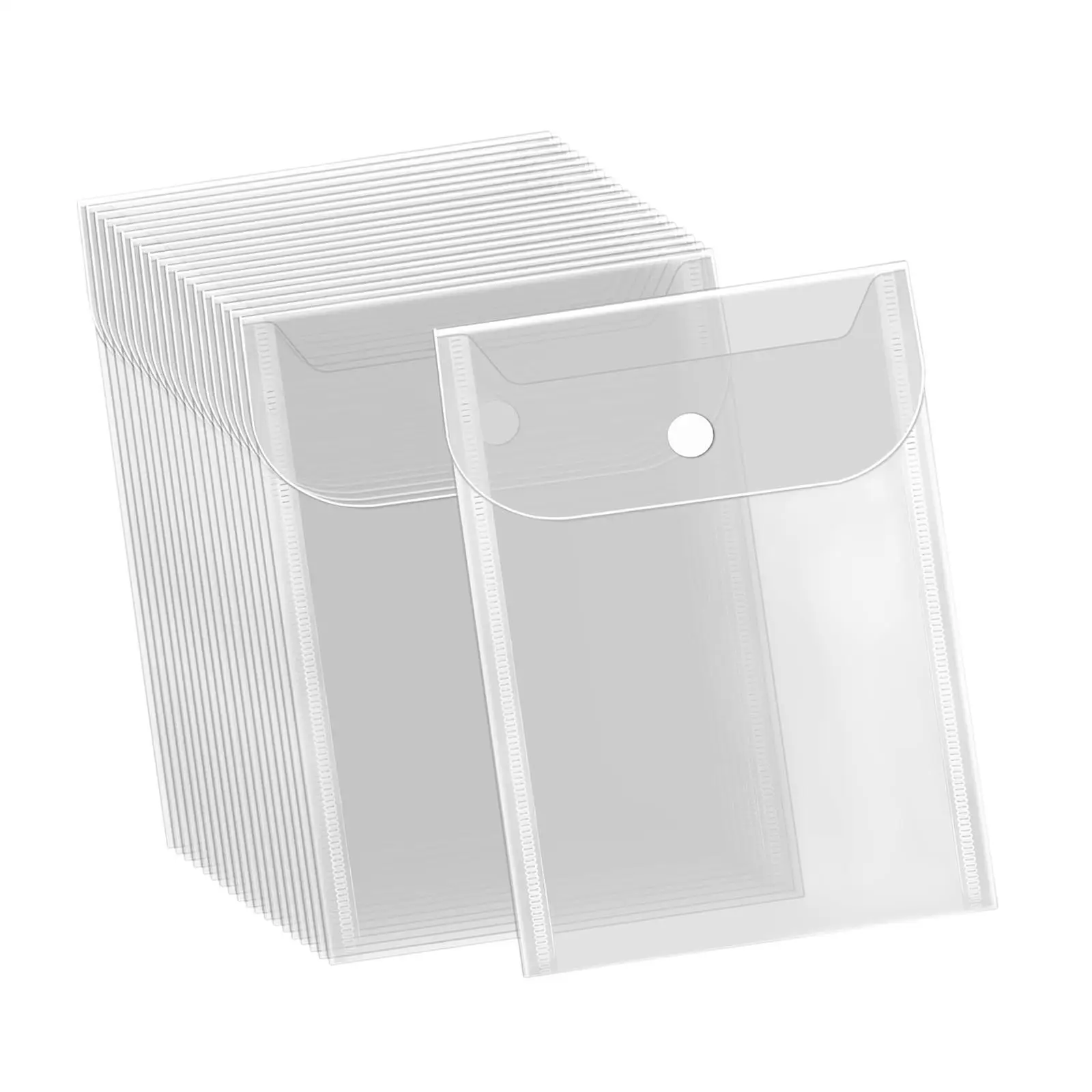 20x Clear Stamp and Die Storage Pockets File Folder for Information Paper Crafting Dies Embossing Newspapers Scrapbooking