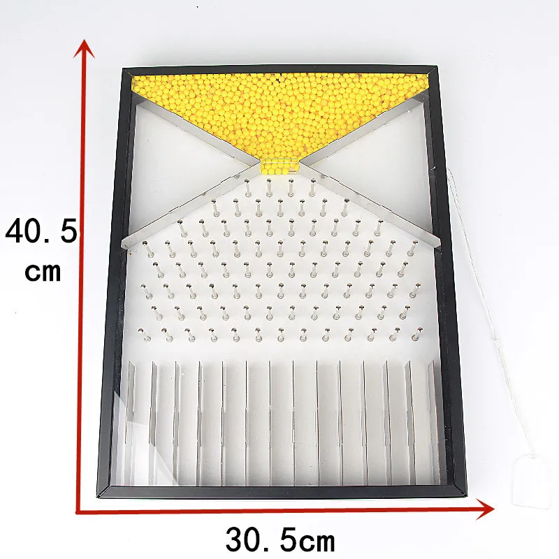 Dalton Plate Galton Plate Random Phenomenon Model Physics Experiment Kit Gas Molecular Movement Velocity Distribution Statistiken