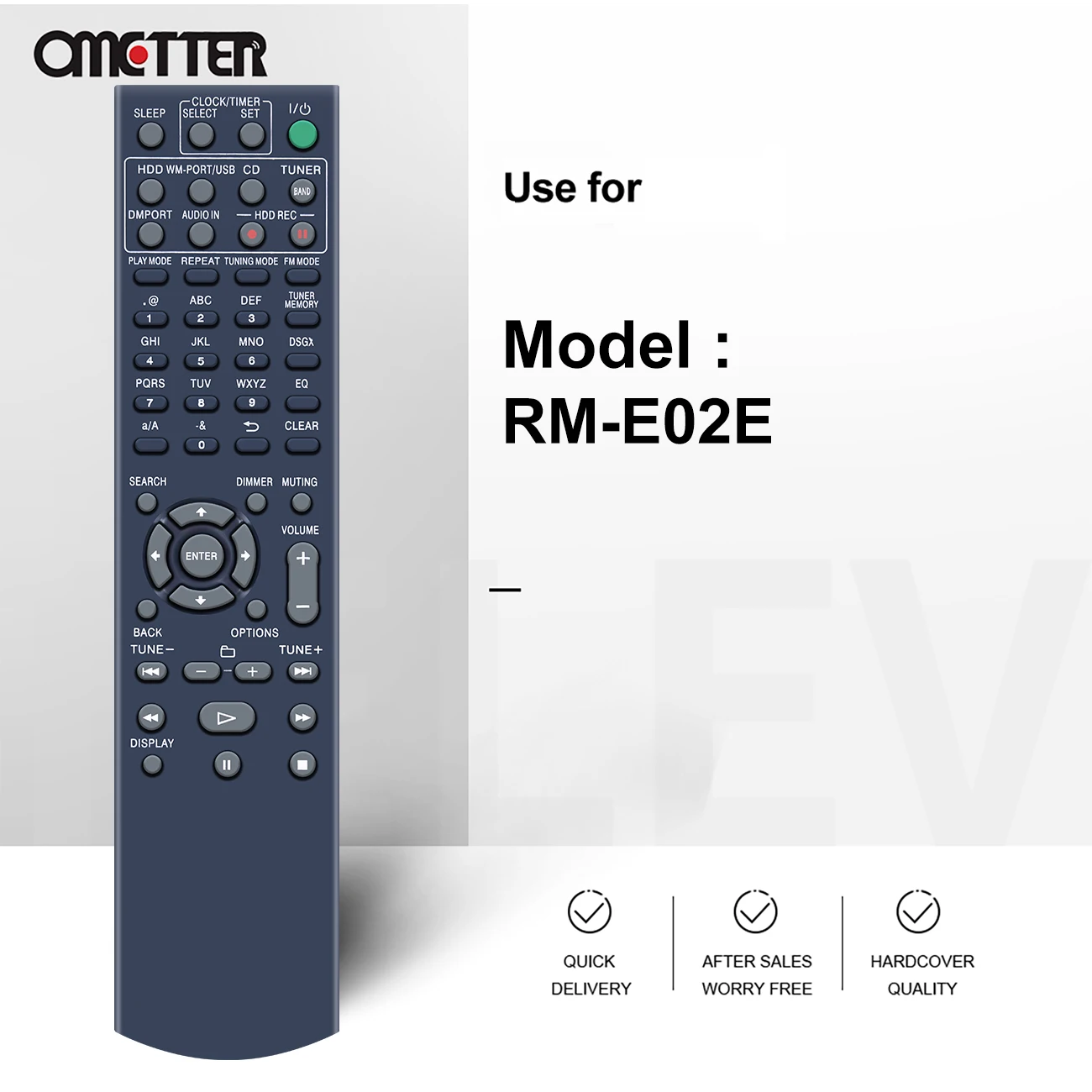 RM-E02E Original para sistema de Audio Sony, mando a distancia AV, nuevo, HCD-E300HD RME02E