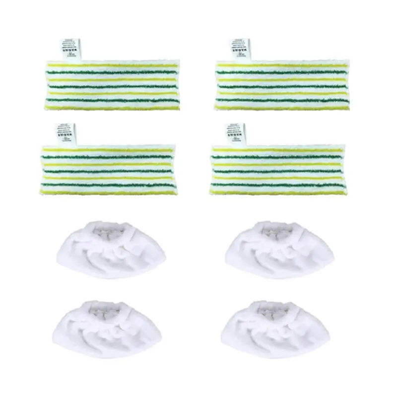 Paños de microfibra A83G para Karcher SC2 SC3 SC4 SC5 Easyfix CTK10 CTK20 SG4/2 SG4/4, cubiertas para boquillas manuales, paños rayados para limpiar suelos
