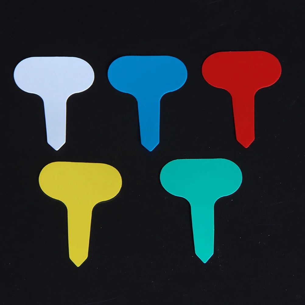 

200Pcs Plant Marker Garden Label Flat Stem Inserted Card Reusable Planting Tag for Nursery Flower Bed Organization Tool