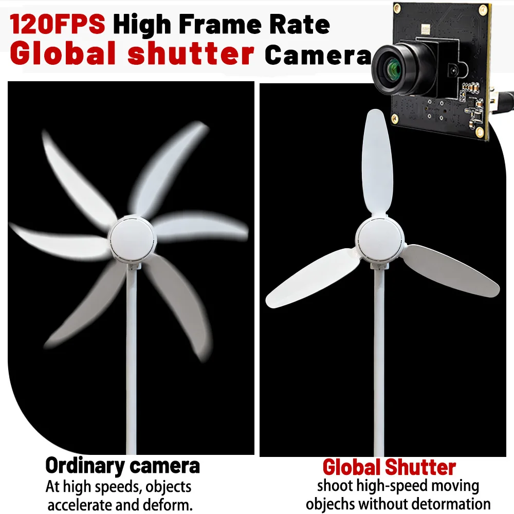 High Speed 120FPS Global Shutter USB3.0 Camera 2.3MP AR0234 1/2.6