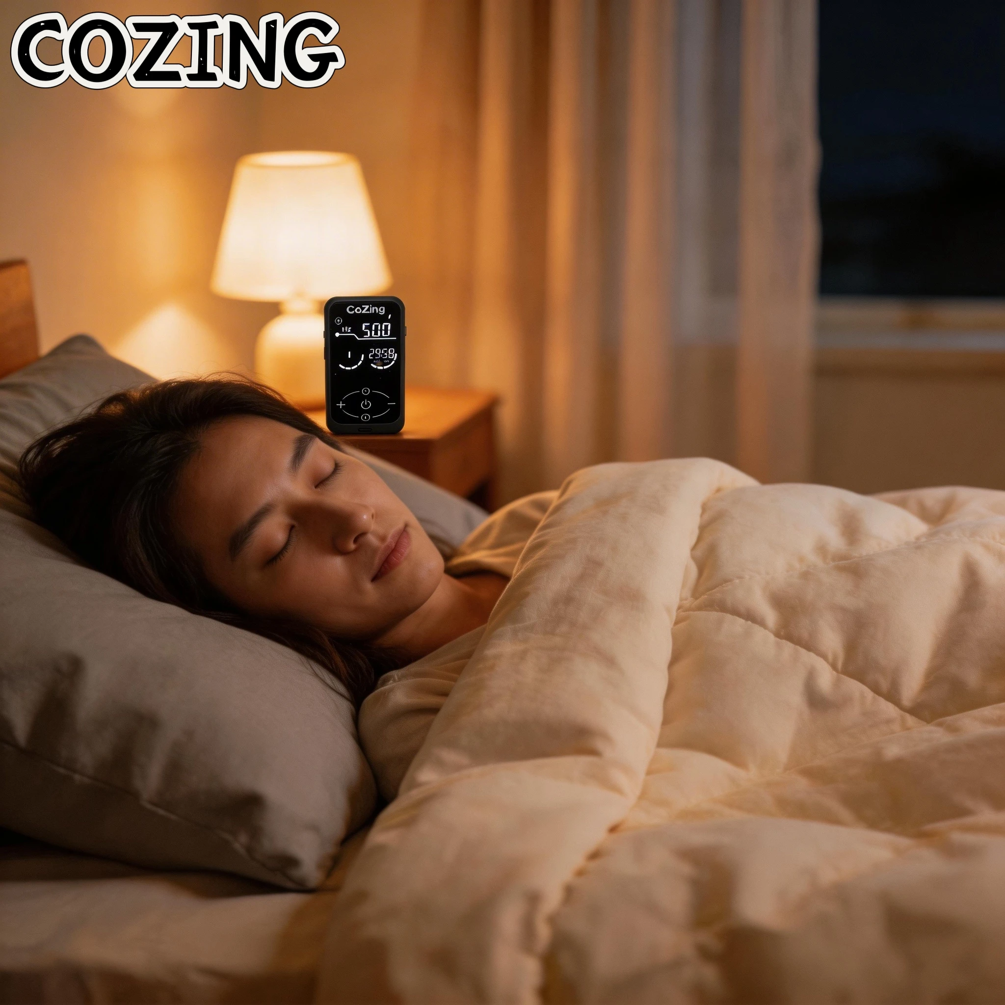 Nerve Stimulation CES Device, Ear Clip Electrode Massager, Brain Wave Therapy for Sleep Disorders, Natural Insomnia Cure