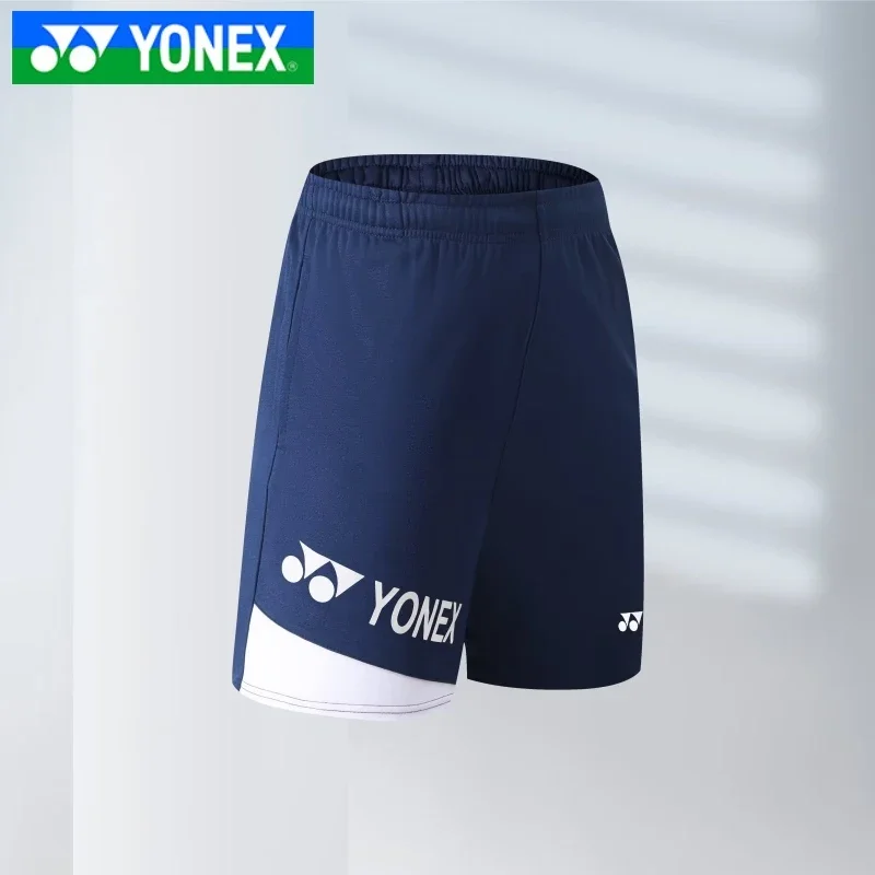 YONEX men's and women's breathable quick drying badminton jacket men's bottom shorts casual sports shorts