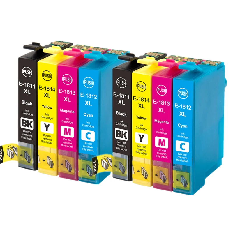 Compatible Ink Cartridges For EPSON 18XL T1811 T1814 For Epson XP-412 XP-215 XP-315 XP-415 XP-212 XP-33 XP-225 XP-322 Printer