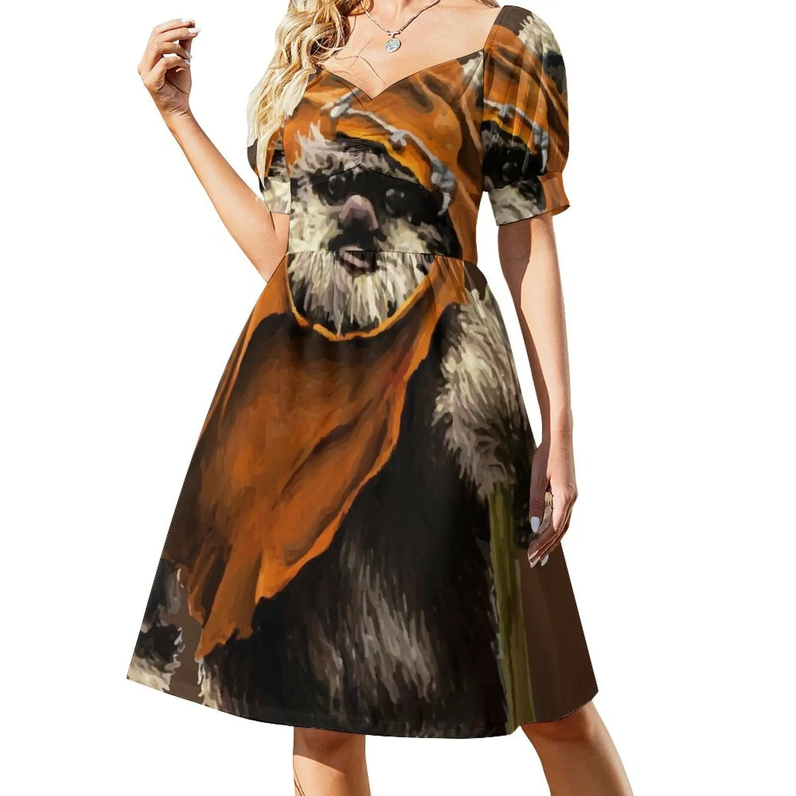 

Ewok #2 Short Sleeved Dress women's clothing summer 2025 novelties dresses for women dress summer 2025 women Dress