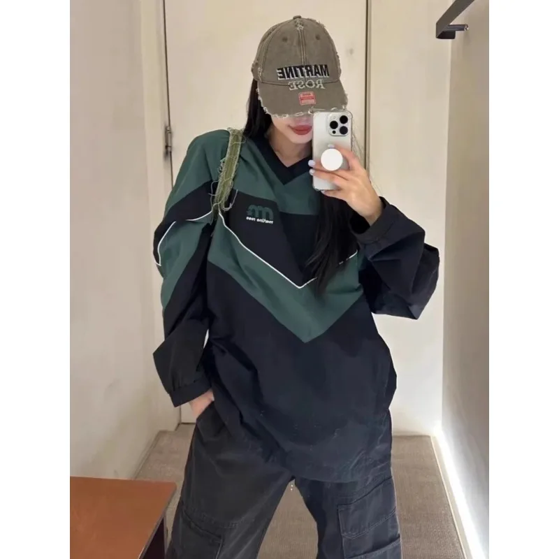 

Top Quality Martine Rose Logo Print Sweatshirts for Men Men Women Color-block Paneled Top Sweatshirt Men's Clothing