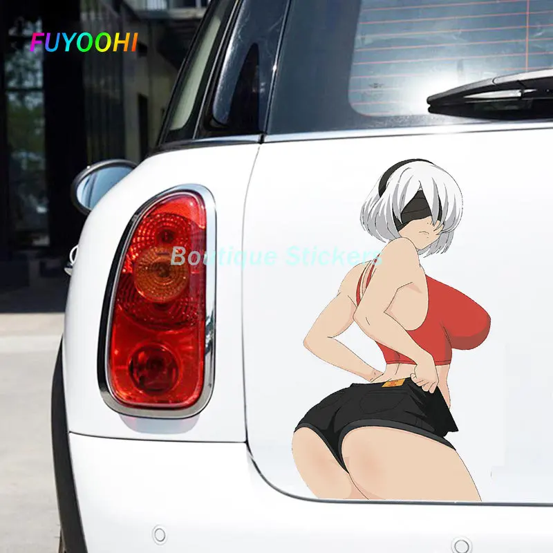 

FUYOOHI Funny Stickers NieR Car Accessoires Stickers Anime Camper Vinyl Car Wrap Motorcycle Waterproof Sunscreen Decals