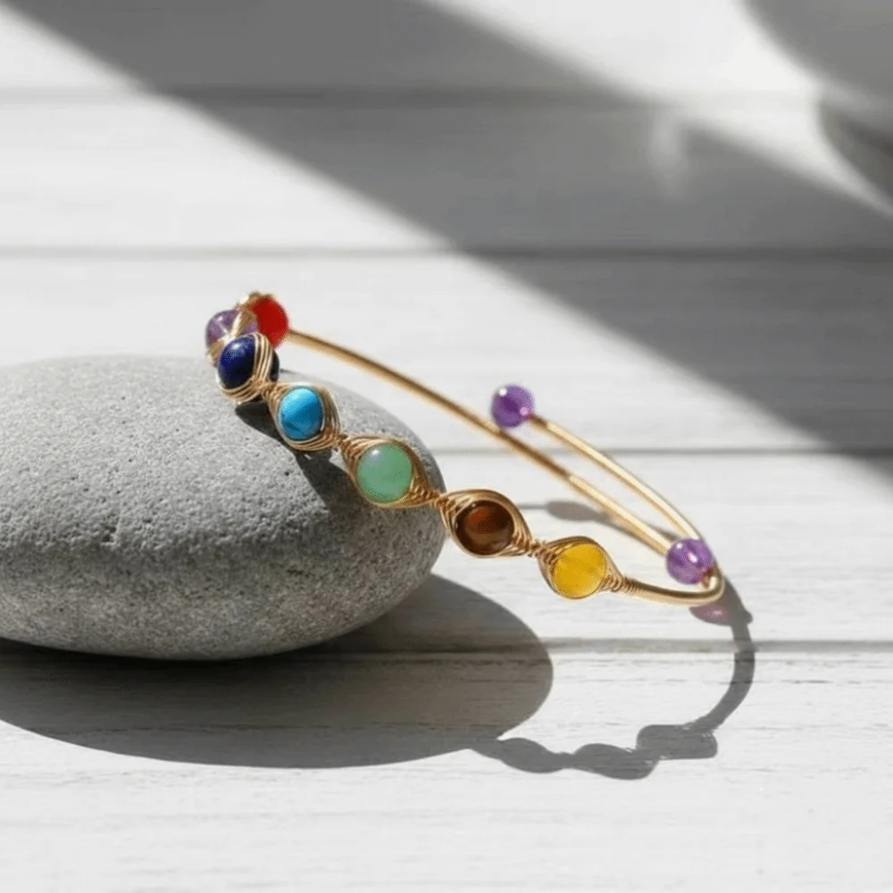 Adjustable Crystal Bead Energy Bracelet