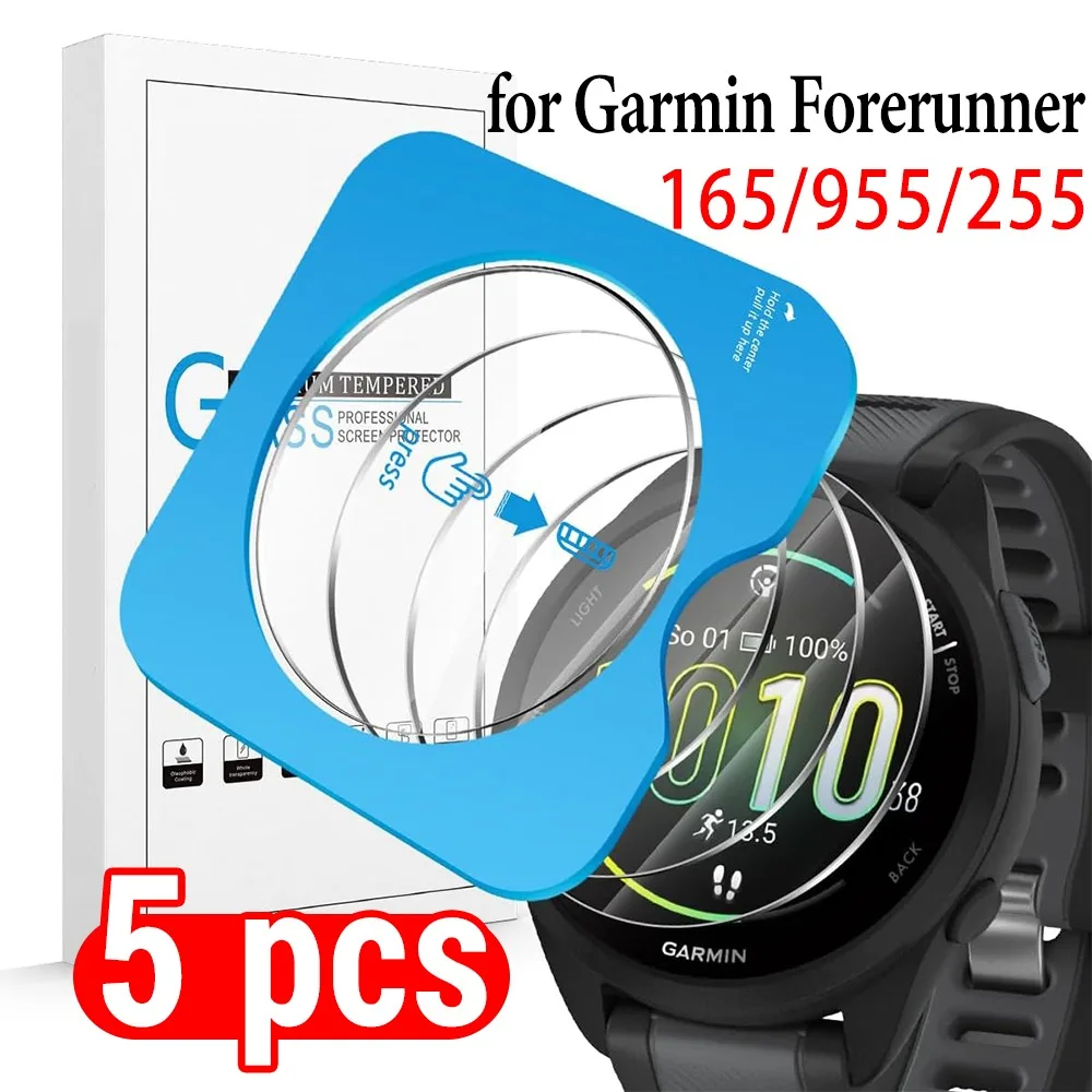 1-5 шт. для Garmin Forerunner 165/955/255, защитные пленки из закаленного стекла, защитная пленка от царапин для Forerunner 255/955