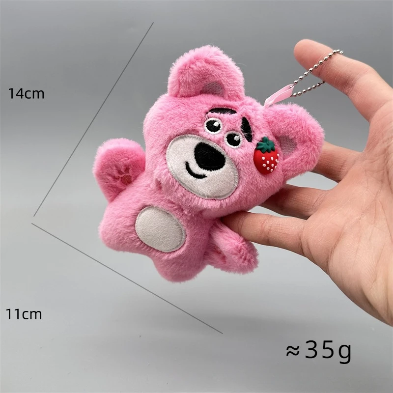 Disney Cartoon Stuffed Doll Chaveiro, Cute Plush Toys, Acessórios Pingente, Stuffed Gift, Lotso, StellaLou, LinaBell