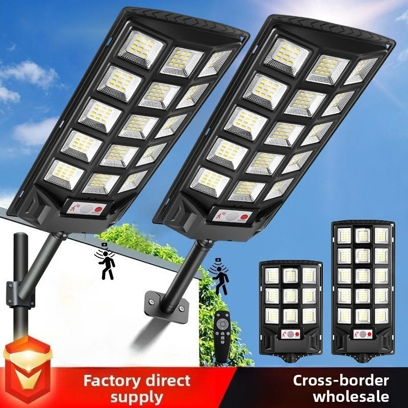 

Solar Motion Sensor Light Waterproof 3-Side Lighting All-in-One LED Security Lamp for Garden Patio Yard Pathway Fence Garage