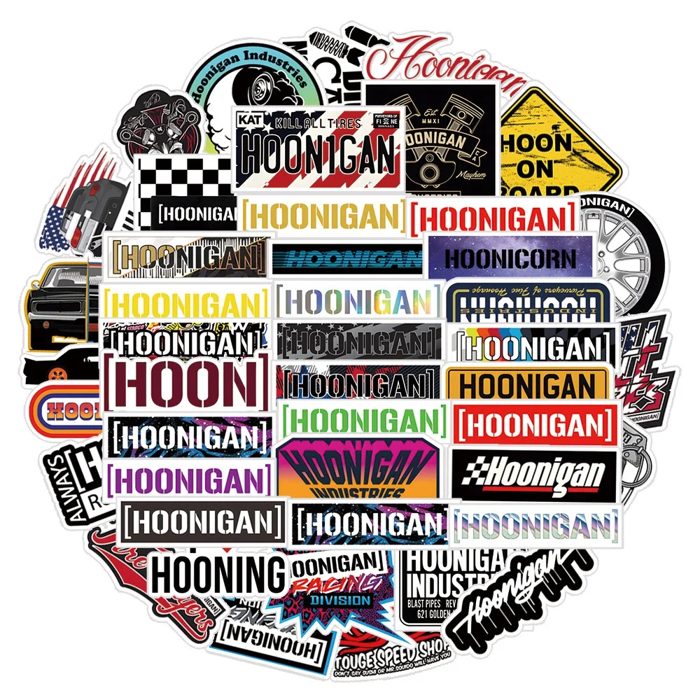 10/52Pcs JDM Racing Car Stickers Modified Car Graffiti Sticker for DIY Laptop Skateboard Motorcycle Bicycle Decals