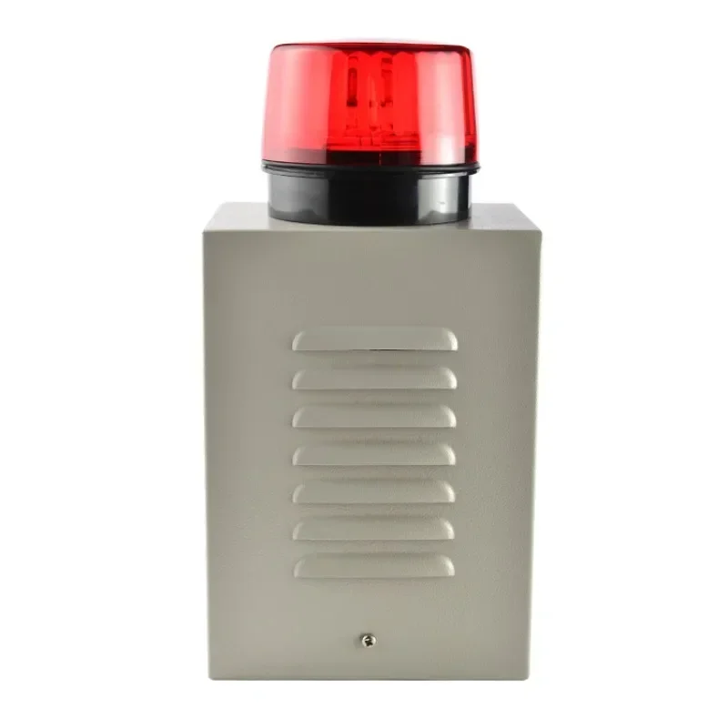 Outdoor Sound and Light Iron Box Alarm 12V Power 110 Decibels Park Square Hospital School Factory Alarm Sound