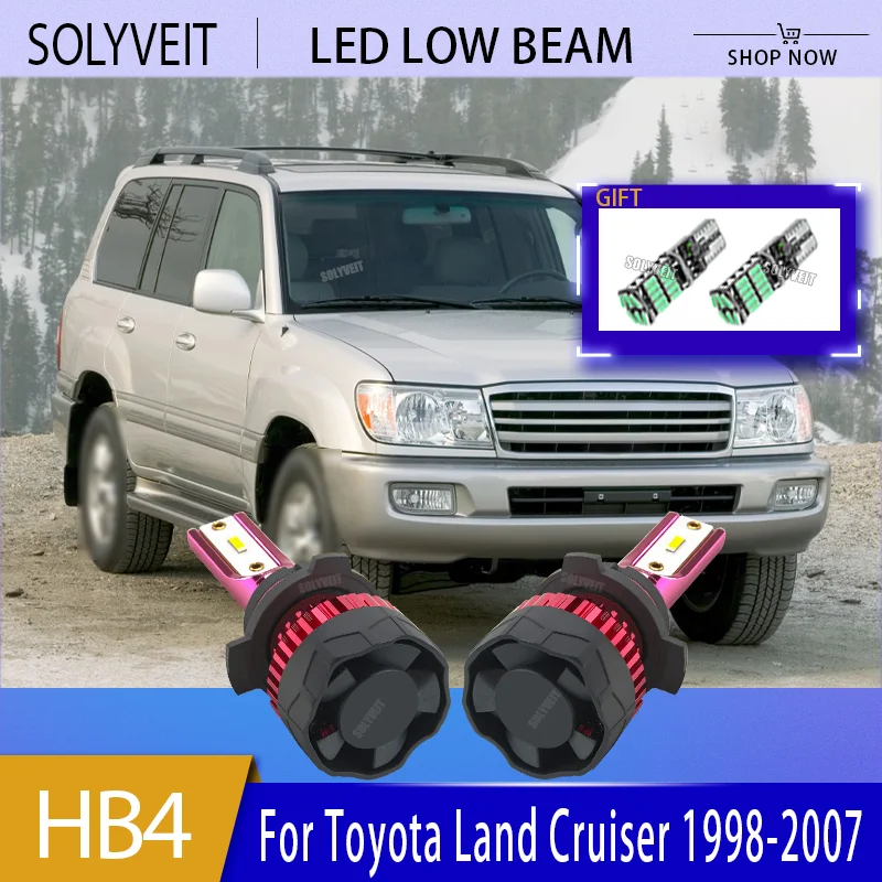 

High Performance 9006/HB4 LED Low Beam IP67 6000K For Toyota Land Cruiser 1998 1999 2000 2001 2002 2003 2004 2005 2006 2007