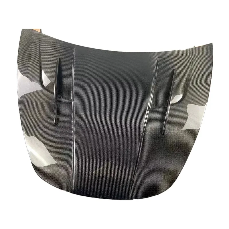 

Direct Fit OEM Style Dry Carbon Fiber Front Bumper & Engine Hood Bonnet For Model 3 Y S Plaid