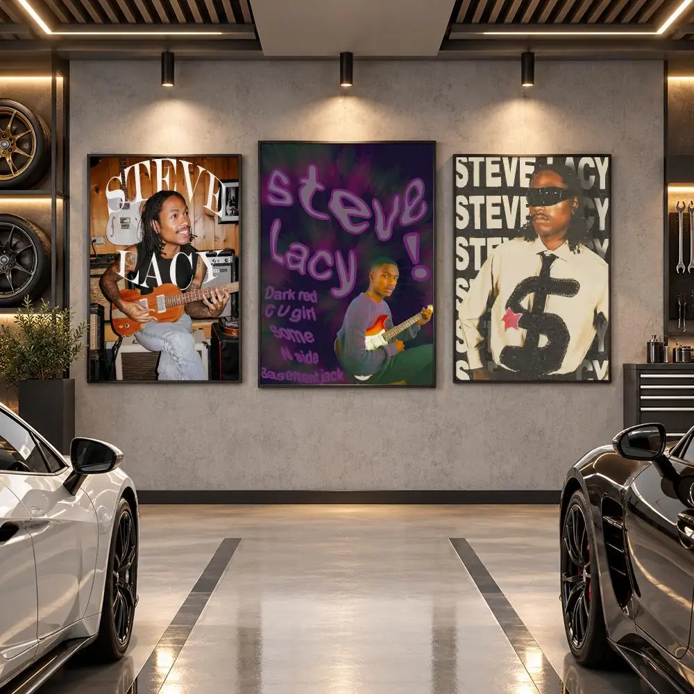 R&B S-Steve Lacy Poster Wall Art Sticker For Living Room Bedroom Bar Home Decor Mural Painting Decoration