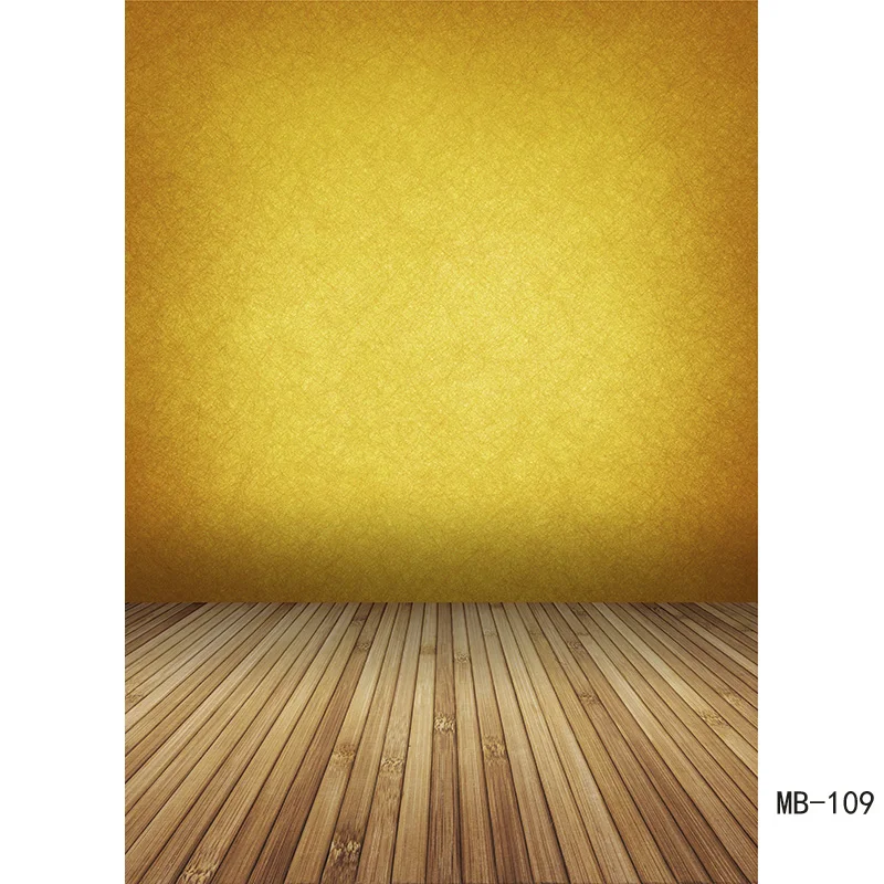 Shengyongbao ฉากแบคดรอปถ่ายภาพแบบไล่ระดับสีสไตล์วินเทจผนังอิฐพื้นไม้ MB-37พื้นหลังสำหรับเด็ก