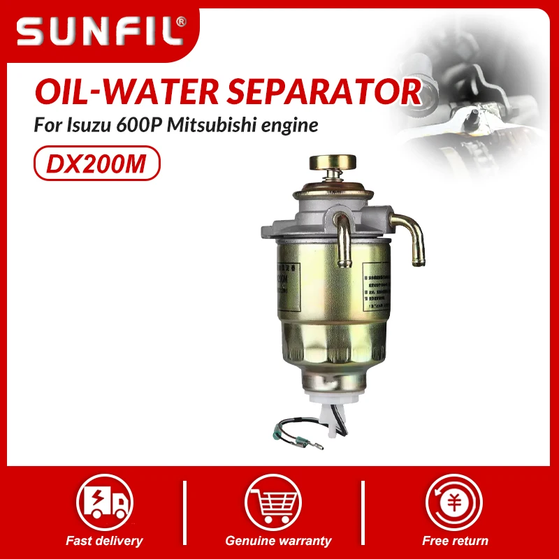 

Oil-water separator filter DX200M MB220900 20801-02141 For Isuzu 600P Mitsubishi engine