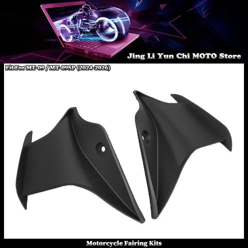 Fit For YAMAHA MT09 MT-09 MT-09SP 2024-2026 Motorcycle Fuel Tank Side Wings Spoiler Aerodynamic Wing Downforce Spoilers Modify