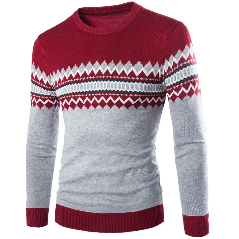 Autunno e inverno nuovo commercio estero maglione da uomo Pullover girocollo British Boutique