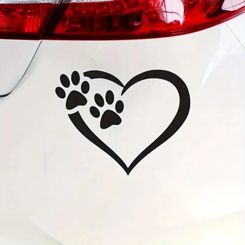 

Автомобильные наклейки в форме собачьей лапы и сердца, 12x9 см — подходят для украшения автомобилей, мотоциклов, окон автомобилей, грузовиков и бамперов