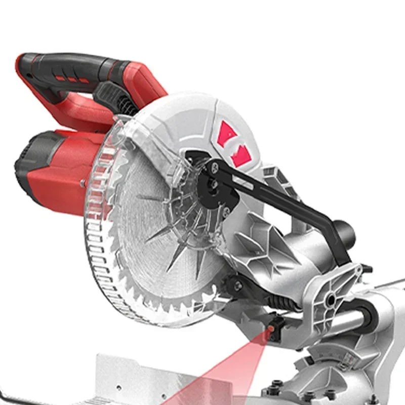Electric Circular Saw Aluminum Machine 10-Inch Woodworking Cutting Machine Multi-Function Pull Rod Miter Saw