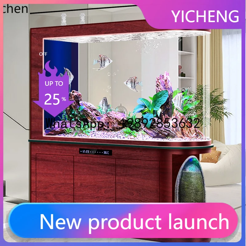 

F1 Пуля Аквариум Экран Перегородка Вход Текущая Вода Занавеска Стена Гостиная Бытовой Большой Умный Аквариум