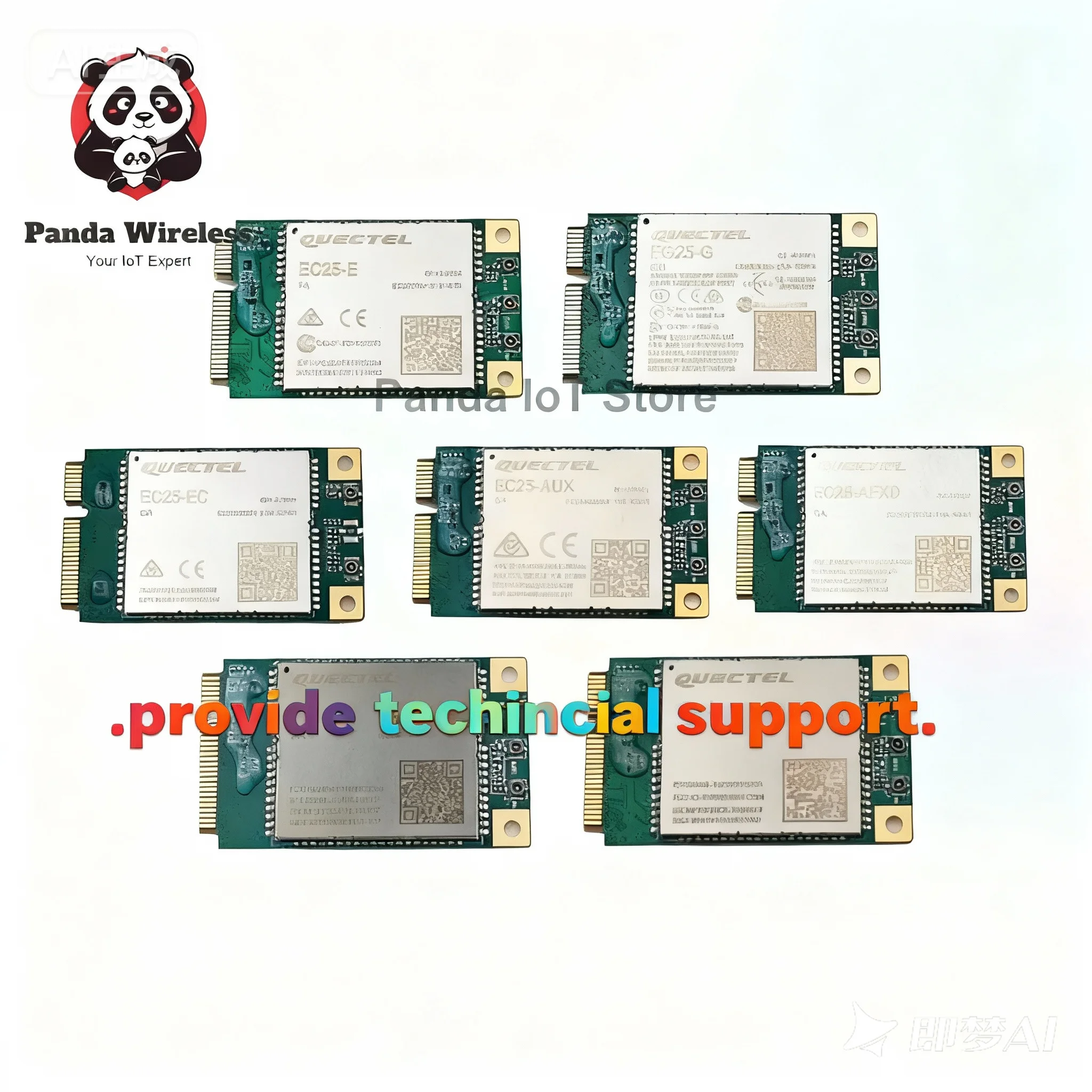 

2PCS Quectel EC25 Series EC25-E/EC25-EU/EC25-A/EC25-AF/EC25-AFXD/EC25-AUX/EC25-EC/EC25-G/EC25-AFX/EC25-EUX Mini PCIE Module