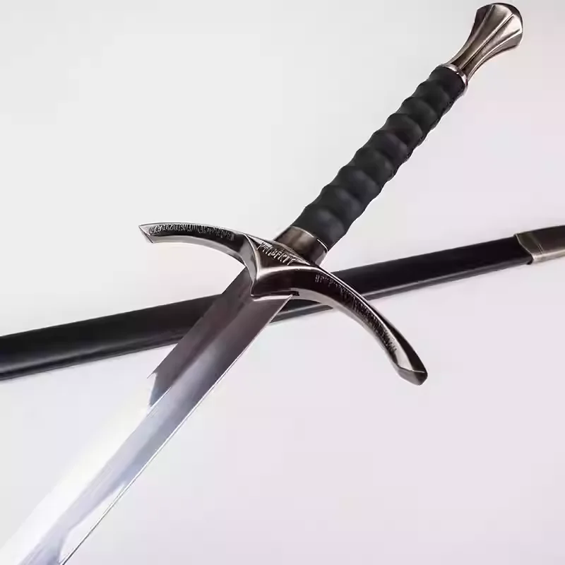 Holy Sword Gandalf Enemy Fencing Elf King Sword cosplay film katana Stainless Steel Blade Not Sharp Role-playing decoration gift